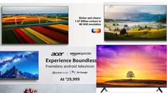 Amazon Deal: Acer-এর ৫৫ ইঞ্চি স্মার্ট টিভিতে সেরা অফার, ২৭ হাজারের কম দামে ডিভাইস