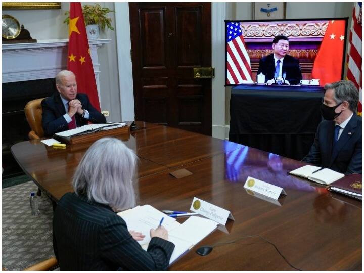 china xi jinping tells joe biden we dont posses an inch of land from our neighbors Xi Jinping to Biden: अमेरीकी राष्ट्रपती से बोले जिनपिंग, हमारे पास नहीं है किसी भी देश की इंच भर जमीन