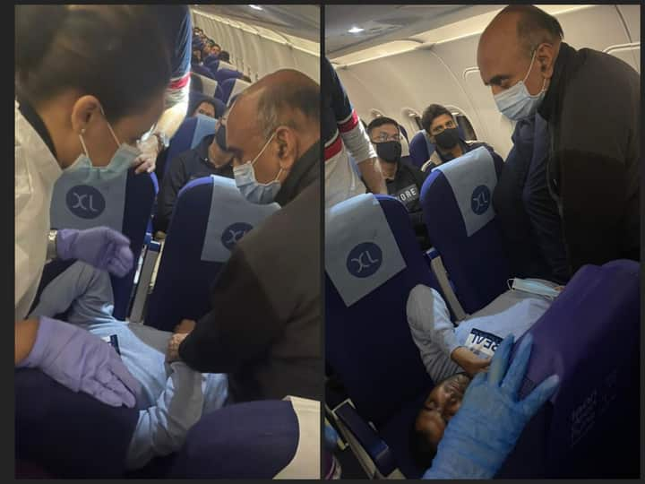 Doctor-Turned-Union Minister Helps Passenger Mid-Air. What PM Said ”மனதால் மருத்துவர்” : பயணிக்கு சிகிச்சை அளித்த அமைச்சரை பாராட்டி பிரதமர் மோடி ட்வீட்