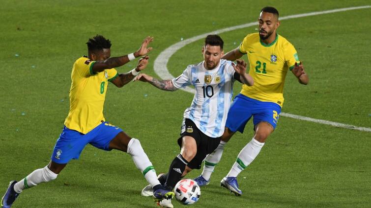 ARG vs BRA FIFA World Cup qualifiers argentina vs brazil lionel messi fails score game ends in 0-0 draw ARG vs BRA, WC 2022 Qualifier: নিষ্প্রভ মেসি, ব্রাজিল ম্যাচ ড্র করেও কাতার বিশ্বকাপের টিকিট পাকা আর্জেন্তিনার