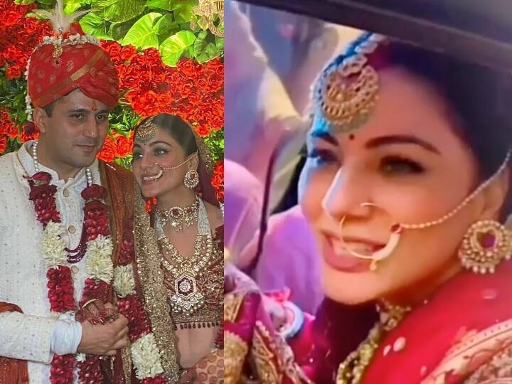 Shraddha arya and rahul sharma wedding video goes viral on social media Shraddha Arya Bidaai Video: मांग में सिंदूर सजाकर मायके से विदा हुईं Shraddha Arya, ससुराल जाने से पहले विदाई में दोस्तों और परिवारों वालों से कही ये बात