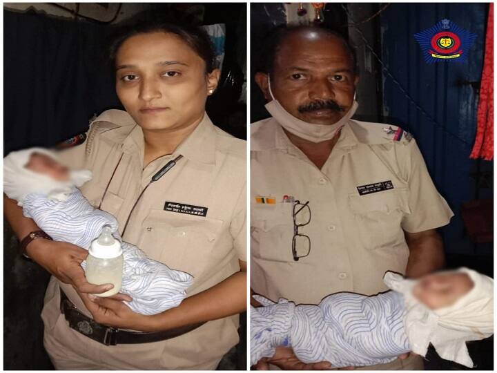 Maharashtra: Mumbai Police Rescue Newborn From Drain After Cats Alert Residents मुंबई पुलिस ने नाले से नवजात को बचाया, हंगामा करके आसपास के लोगों को सतर्क कर रही थीं बिल्लियां