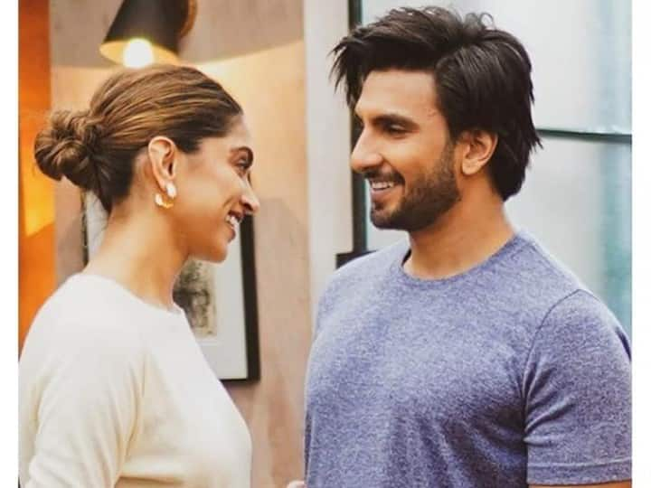 Ranveer-Deepika Wedding Anniversary Photos Ranveer Singh Helps Deepika Padukone As Fans Crowd Near Their Chopper In Uttarakhand