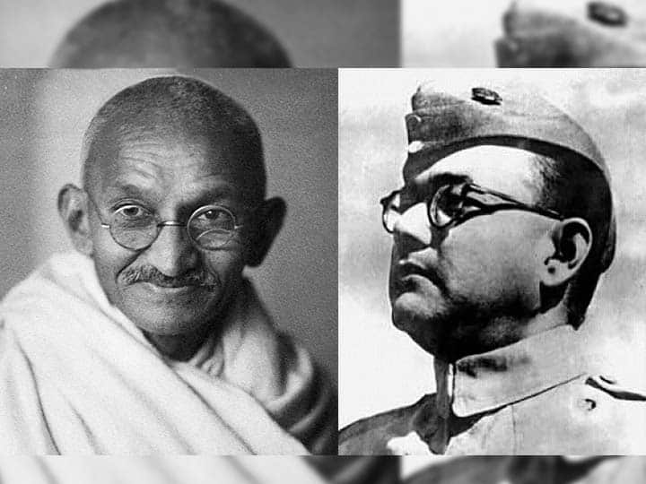 Gandhij Subhash Babu on social media who gave the title of Father of the Nation Rashtrapita to Gandhi founded Gandhi Brigade  गांधींना 'राष्ट्रपिता' म्हणणारे, 'गांधी ब्रिगेड'ची स्थापना करणारे सुभाषबाबू त्यांचे विरोधक कसे? 