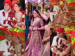 Shraddha Arya Wedding Album: सुर्ख जोड़े में दुल्हन बनीं 'कुंडली भाग्य' की 'प्रीता', दूल्हे राजा को देखकर खुशी से झूमीं, देखिए First Photos