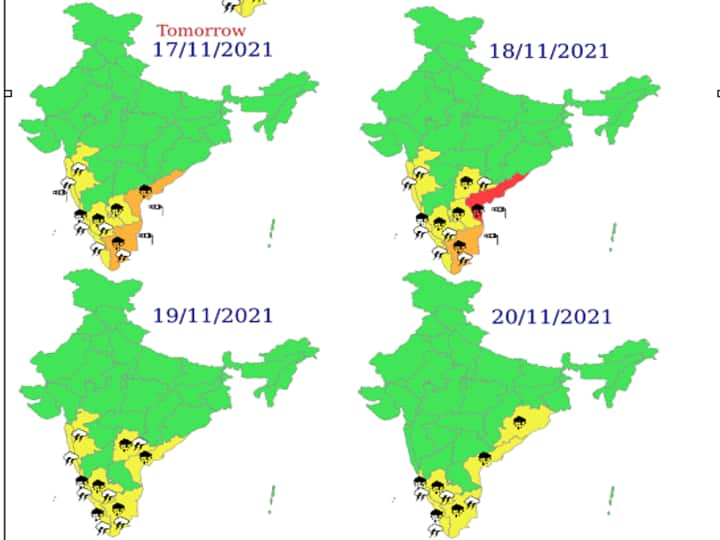 Tamil Nadu Rains IMD Issues Red Alert In Chennai, Adjoining Districts