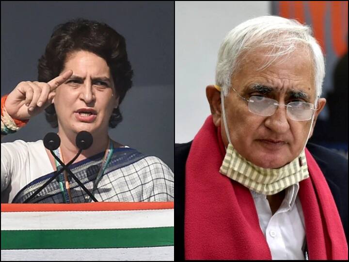 Congress Leader Priyanka Gandhi Reaction on salman khurshid Hindutva Statement issue Salman Khurshid Controversy: सलमान खुर्शीद के 'हिंदुत्व' वाले बयान पर आई प्रियंका गांधी की प्रतिक्रिया, जानें abp न्यूज़ से क्या कहा है?