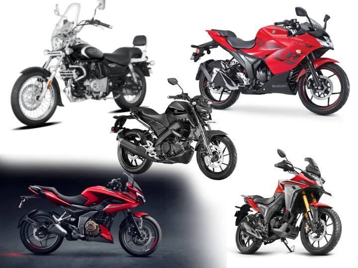 Top five Bikes under 1.5 lakh Honda CB200X Bajaj Pulsar F250 Yamaha MT 15 Suzuki Gixxer SF Bajaj Avenger Cruise 220 ये हैं 1.5 लाख रुपये से कम कीमत की बेहतरीन लुक वाली 5 मोटरसाइकिलें, जानें- कीमत, माइलेज और स्पेसिफिकेशन्स