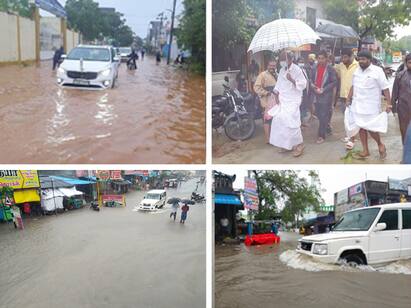 Puducherry and Villupuram districts flooded Freezing of normal life வெள்ளக்காடாக மாறிய புதுச்சேரி மற்றும் விழுப்புரம் மாவட்டம் இயல்பு வாழ்க்கை முடக்கம்