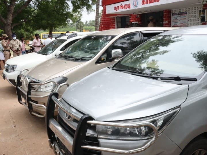 Two persons arrested for stealing Rs 10 lakh worth of goats in Thoothukudi district திருட்டுனாலும் அதுல ஒரு ராயல்... யுனோவா கார்களில் ஆடுகளை திருடும் கும்பல் கைது!