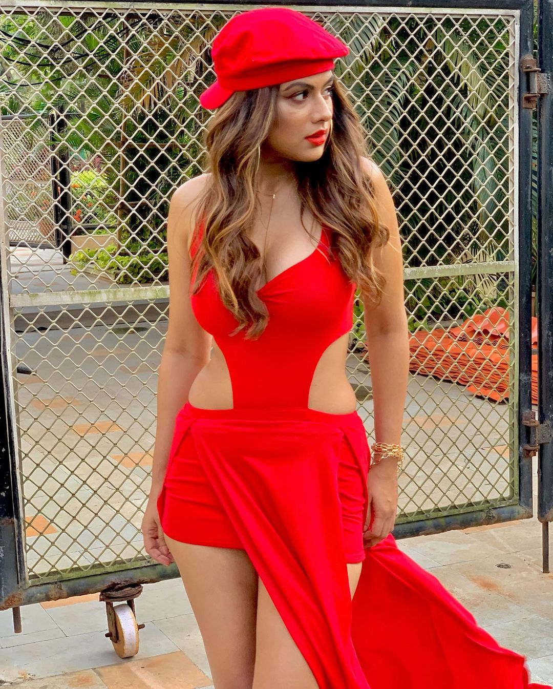 Hot red clearance outfit