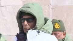 लद्दाख में वॉर मेमोरियल का हुआ उद्घाटन, रक्षामंत्री Rajnath Singh ने शहीदों को दी श्रद्धांजलि