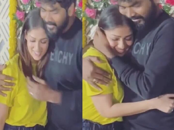 Nayanthara 37th Birthday celebration with Vignesh Shivan, Nayan Birthday Bash- Watch Video Watch Video | காதல்.. அரவணைப்பு.. பிறந்தநாள் கொண்டாட்டத்தில் நயன்.. காதலில் உருகிய விக்னேஷ் சிவன் - வீடியோ!