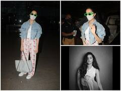 Shraddha Kapoor Latest Photos: श्रद्धा कपूर प्रिंटेड पैंट्स और डेनिम जैकेट पहने एयरपोर्ट पर हुईं स्पॉट, एक्ट्रेस ने ग्रीन फ्रेम गॉगल्स में दिखाया कूल लुक