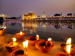 IN PICS | Devotees Celebrate Gurpurab, Dev Deepawali. Beautiful Lights And Diyas Illuminate Places Of Worship