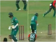 PAK vs BAN, 1st T20I: Video Of Shoaib Malik's Bizarre Run-Out Goes Viral