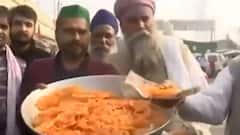 Farm Laws Repealed | Visuals of sweets being distributed after PM Modi's announcement