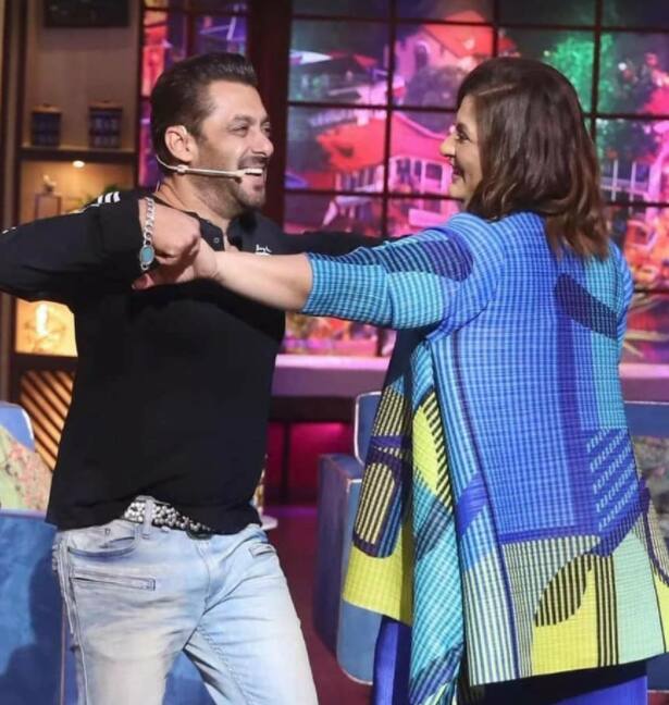 Their performance will surely leave the audience mesmerised when the episode will be aired on TV this weekend. [pic credit: Instagram/Salman Khan FC]