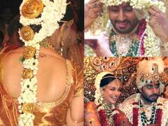 Aishwarya Rai Bachchan ने अपनी शादी में पहनी थी 75 लाख की साड़ी, सोने से सजी साड़ी में लगी थीं बेहद खूबसूरत