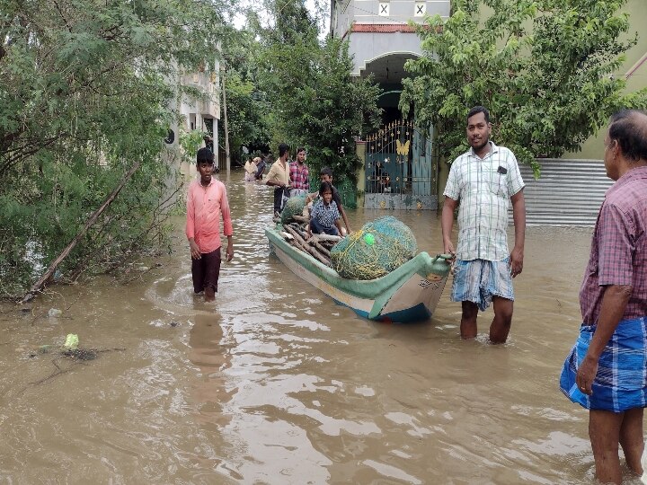 தென்பெண்ணை, கெடிலம் ஆற்றில் வெள்ளப்பெருக்கு -கடலூரில் 10,000க்கும் மேற்பட்ட வீடுகள் நீரில் மூழ்கின