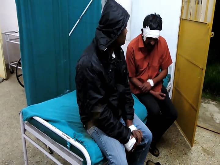 மாஸ்க் போடச் சொன்ன போலீஸ்... அட்ரஸ் கொடுத்து வீட்டுக்கு வரவைத்து கத்தியில் குத்திய தம்பதி கைது!