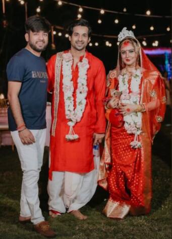 Puja and Kunal met on the sets of the show Tujh Sang Preet Lagayi Sajana and fell in love.