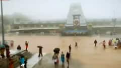 Heavy rainfall wreaks havoc in Andhra Pradesh & Tamil Nadu; Rain water enters Tirupati Balaji temple