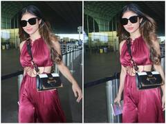 Mouni Roy Airport Look: क्रॉप टॉप और काला चश्मा लगाए Mouni Roy के इस एयरपोर्ट लुक ने बढ़ाई फैन्स की धड़कनें, देखें तस्वीरें