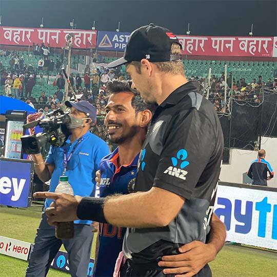 रांचीमधील जेएससीए इंटरनॅशनल स्टेडिअमवर सामना खेळण्यात येणार (Photo Credit : @BLACKCAPS Twitter)