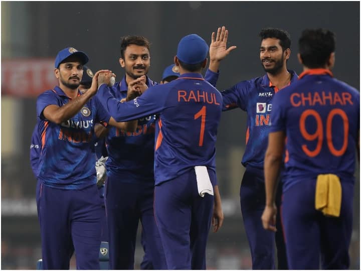 india vs new Zealand T 20 series new zealand set a target of 154 runs for india न्यूझीलँडचे टीम इंडियाला १५४ धावांचे आव्हान; भारताच्या हर्षल पटेलचे स्वप्नवत पदार्पण