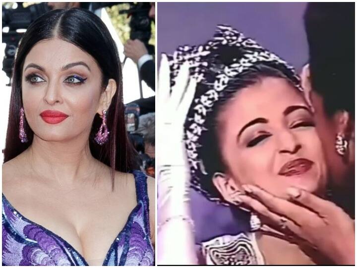 Aishwarya Rai was in tear while wearing miss world 1194 crown watch here actress winning answer Aishwarya Rai Miss World Winning Moment: मिस वर्ल्ड 1994 का क्राउन पहनते वक्त Aishwarya Rai की आंखों में आ गए थे आंसू