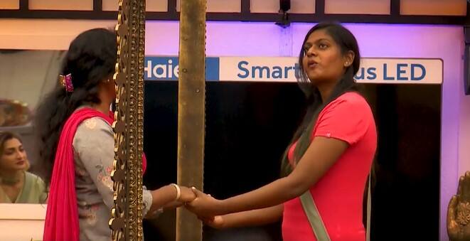 Bigg Boss 5 Tamil Day 47 isai vaani tamarai selvi exchange hatred talks with each other Bigg Boss 5 Tamil Promo: ”பாட்டாவே பாடிட்டியா” - தாமரையைப் பார்த்து கடுப்பான இசை, வெறுப்பான பார்வையாளர்கள்