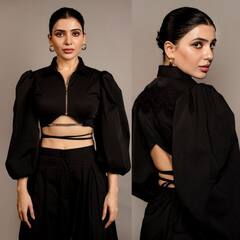 Samantha Photos: బ్లాక్ కలర్ డ్రెస్ లో సమంత స్టన్నింగ్ ఫొటోలు..