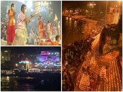 Dev Deepawali 2021:  वाराणसी में देव दीपावली पर दिखा अद्भुत नजारा, 15 लाख दीयों से जगमगाए काशी के 84 घाट, देखिए ये मनमोहक तस्वीरें