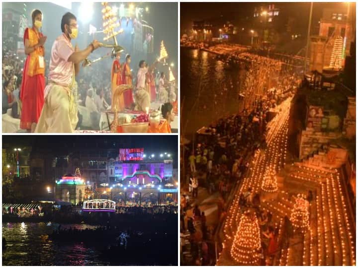 Dev Deepawali 2021: Pemandangan indah di Dev Deepawali di Varanasi, 84 ghats Kashi yang diterangi oleh 15 lampu lakh, lihat gambar-gambar menggemaskan ini