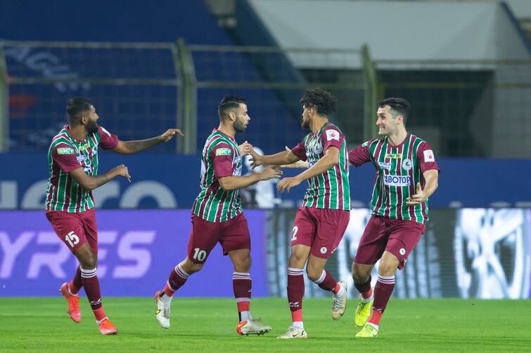 ISL Season 8 ATK Mohun Bagan opens campaign with 4-2 win against Kerala Blasters பூமோவின் ப்ரேஸ்...ராயின் பெனால்டி கிக்..லிஸ்டனின் லாவகம்...கேரளாவை புரட்டிப்போட்ட ATK புயல்!