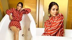 હિના ખાને બાથટબમાં સેક્સી પૉઝ આપીને બતાવ્યો પોતાનો સેક્સી અંદાજ, તસવીરો જોઇને ફેન્સ થયા પાગલ