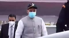 INS Visakhapatnam: Rajnath Singh reaches Mumbai Naval Dockyard | LIVE