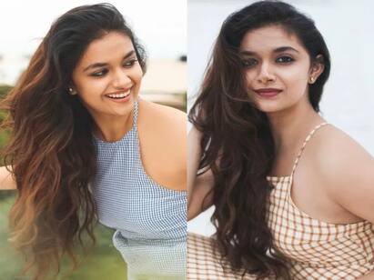 Actress Keerthy Suresh dance with her pet Nyke video goes viral WATCH VIDEO: டம் டம் பாடலுக்கு  டார்லிங் உடன் டான்ஸ் ஆடும் கீர்த்தி.! - வைரல் வீடியோ..!