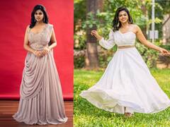 Rutuja Bagwe :  ऋतुजाचा ग्लॅमरस अंदाज, पारंपरिक किंवा वेस्टर्न दोन्ही लूक मध्ये दिसते खास