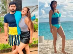 Monalisa Birthday Photo: Monalisa ने  पति Vikrant के बिना अकेले कट किया केक, तस्वीरें देख फैन्स करने लगे ये कमेंट...