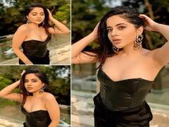 Photos: ઓફ શૉલ્ડર બ્લેક આઉટફિટ પહેરીને ઉર્ફી જાવેદએ ઉડાવ્યા ફેન્સના હોશ, તસવીરોમાં જુઓ......