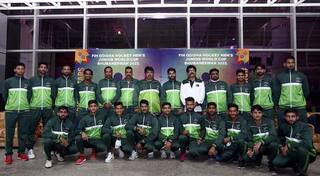 ਹਾਕੀ ਵਿਸ਼ਵ ਕੱਪ 'ਚ ਹਿੱਸਾ ਲੈਣ ਲਈ ਭਾਰਤ ਪਹੁੰਚੀ ਪਾਕਿ ਟੀਮ, 24 ਨਵੰਬਰ ਨੂੰ ਹੋਏਗਾ ਮੁਕਾਬਲਾ