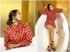 હિના ખાને બાથટબમાં સેક્સી પૉઝ આપીને બતાવ્યો પોતાનો સેક્સી અંદાજ, તસવીરો જોઇને ફેન્સ થયા પાગલ