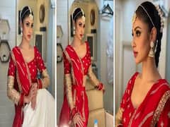Photos: ਵਿਆਹ ਦੀਆਂ ਖਬਰਾਂ ਵਿਚਾਲੇ ਲਾਲ ਜੋੜੇ 'ਚ ਦੁਲਹਨ ਦੀ ਤਰ੍ਹਾਂ ਸਜੀ ਮੌਨੀ ਰਾਏ, ਵੇਖੋ ਤਸਵੀਰਾਂ