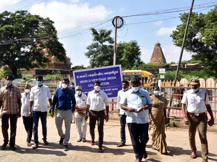 தஞ்சாவூர் பற்றி அறிய மரபு நடை பயணம் - சுற்றுலா பயணிகளை கவர மாவட்ட நிர்வாகம் ஏற்பாடு