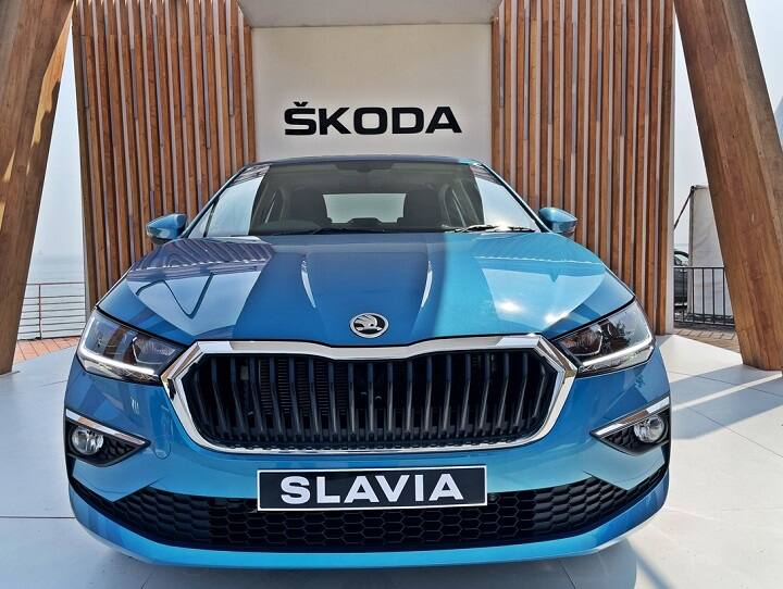 New Skoda Slavia sedan first look review and features Skoda Slavia sedan: புதிய ஸ்கோடா ஸ்லேவியா செடான்: சிறப்பம்சங்கள் இதோ!