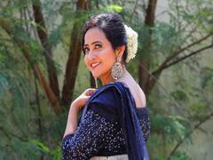 Lasya Manjunath Photos: నీలి రంగు లెహెంగాలో మెరిసిపోతున్న లాస్య