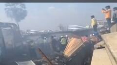 Taloja Navi Mumbai : कामगार वसाहतीत सिलेंडरचा स्फोट, 10 घरांचं नुकसान, दोन जण जखमी