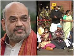 TMC MPs Protest Outside MHA Over Alleged Tripura Police Brutality, Seek Meeting With Amit Shah